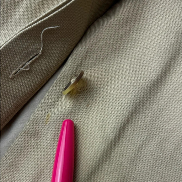 Debenhams Minimalist Soft Canvas Trench Coat Size 14 Tan - Picture 10 of 10